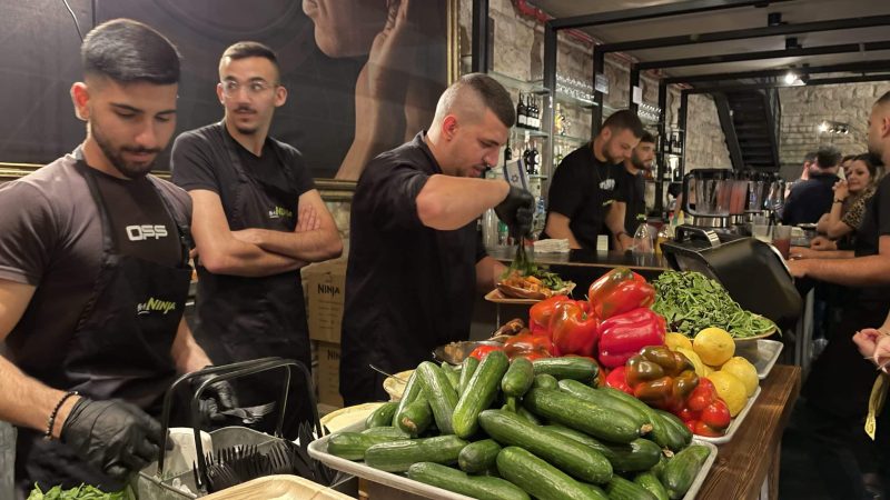 חווית הנינג'ה גם מחוץ למטבח במופעים המיוחדים בזאפה צילום: ישראלינג