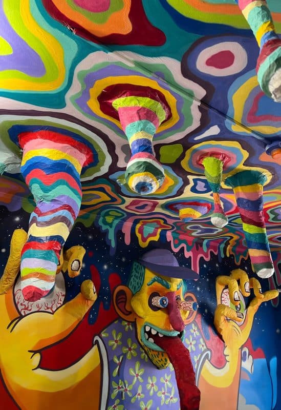 החדר של גיא בלום המכונה DIOZ, אמן רחוב תל אביבי. צילום: יחצ
