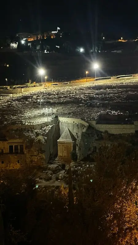 יד אבשלום בסמוך לבית הקברות הר הזיתים. צילום: סיגל קליין