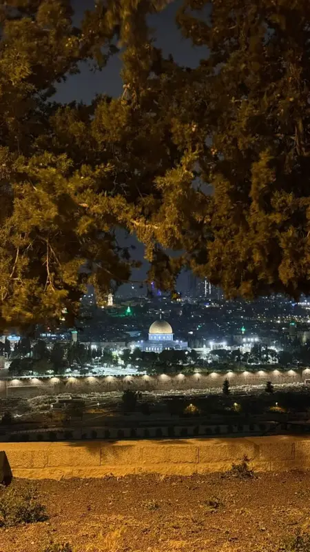 רגע של תצפית מרהיבה בירושלים. צילום: סיגל קליין
