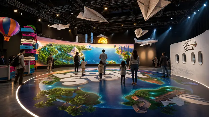 מסע בין קצוות העולם והכל תחת קורת גג אחת - WORLD STORY. צילום: באדיבות סטודיו tomix
