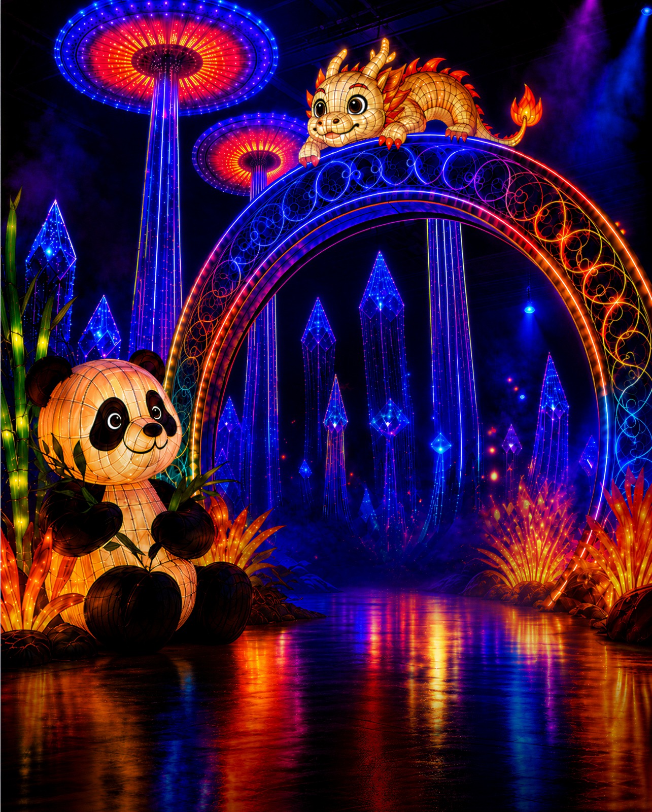תערוכת GLOW בנמל תל אביב