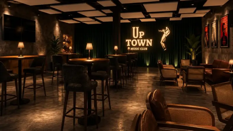 מועדון הופעות חדש בתל אביב- UpTown music club מבית toMix יוצא לדרך. צילום: הדמיה באדיבות יח"צ