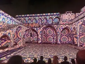 חיזיון אור קולי חדשני ומרהיב במצודה הצלבנית בעכו העתיקה. צילום: סייגל קליין