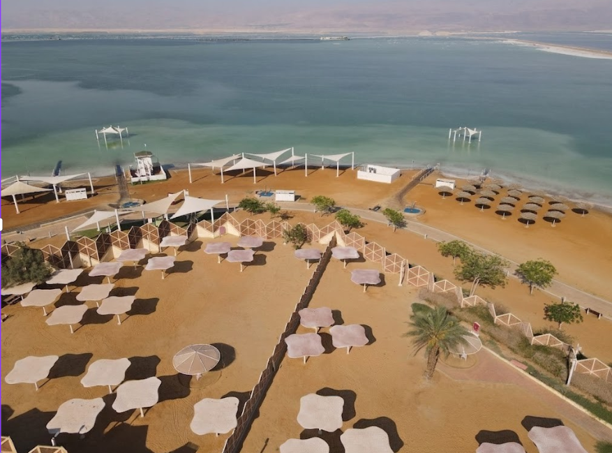 מתחם הקמפינג החדש באזור הסולריום בעין בוקק