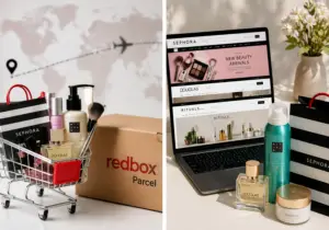 Redbox Parcel מאפשרת שילוח לישראל של מוצרי . צילום: הדמיה AI ענקית הביוטי