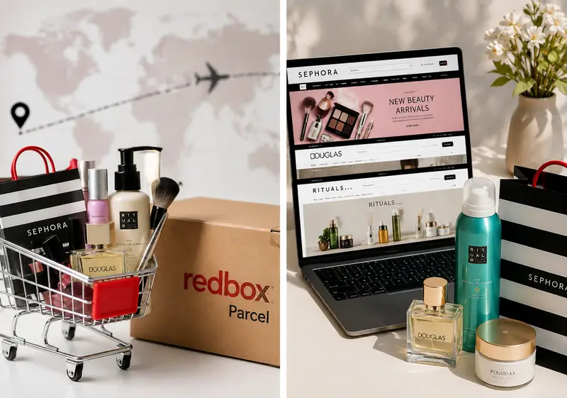 Redbox Parcel מאפשרת שילוח לישראל של מוצרי . צילום: הדמיה AI ענקית הביוטי