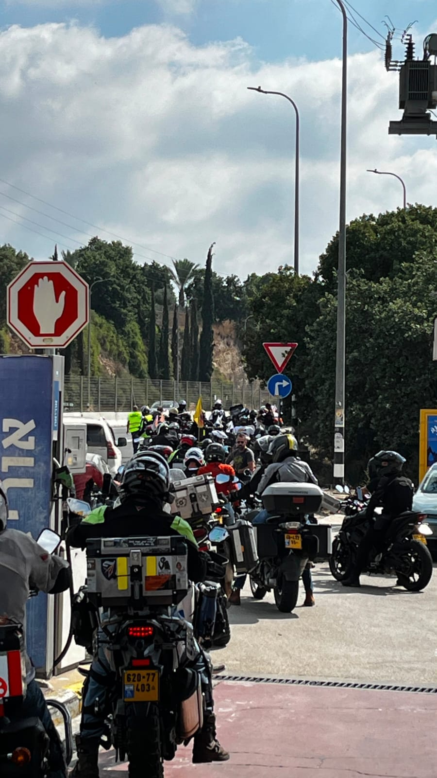 רוכבי אופנועים במסע הצדעה לגליל המערבי