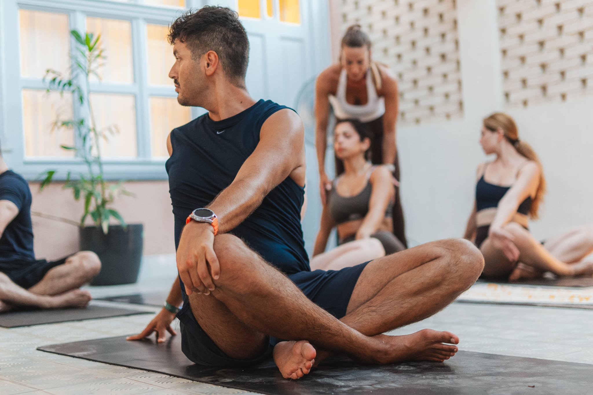 מתחם אימונים של רשת LIFT במסגרת פעילות הכושר וה-Wellness