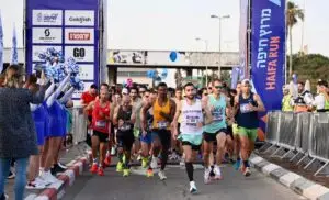 מרתון חיפה הבינלאומי הראשון - 42.2 ק״מ. צילום: ראובן כהן
