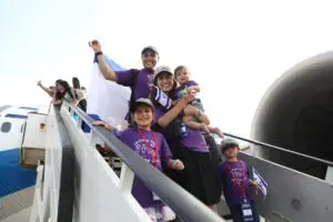 יום העלייה במסגרת הפרויקט הייחודי שמוביל המוזיאון,"עולה עולה". צילום: יונית שילר